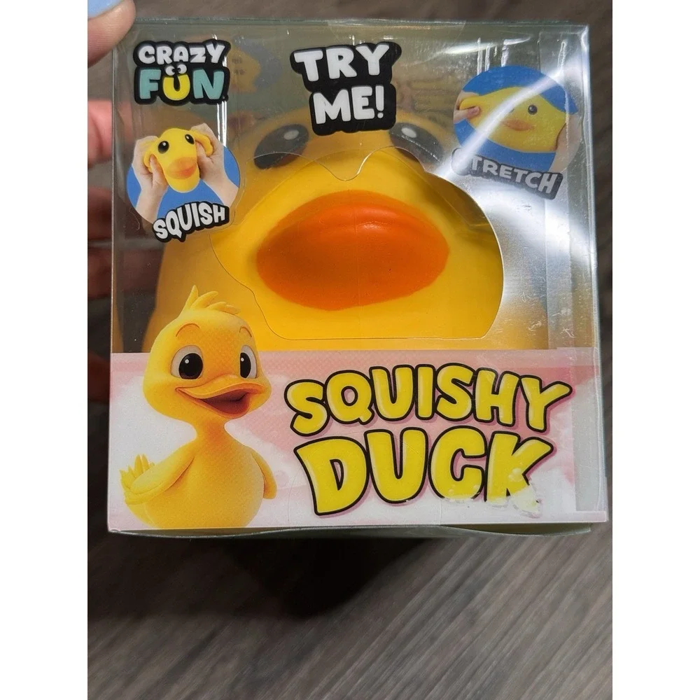 Crazy Fun Jumbo Squishy Duck Squeezy Sensory Toy Viral RMS New Sealed
